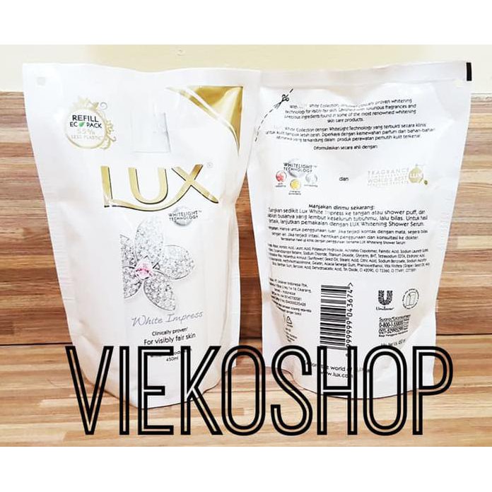 SABUN LUX REFILL WHITE IMPRESS 450ML / 450 ML