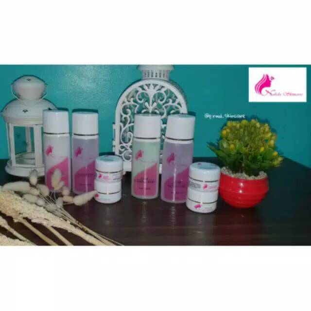 Nahda skincare/paket pembersih & pencerah wajah