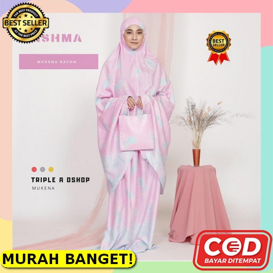 Mukena Dewasa Travel Travelling Lebaran Cod Bahan Adem Polos Motif Premium Jumbo Terlaris Fashion 20