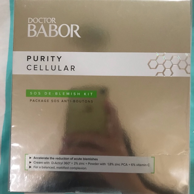 Babor Purity Cellular Sos De Blemish Kit Ori Shopee Indonesia