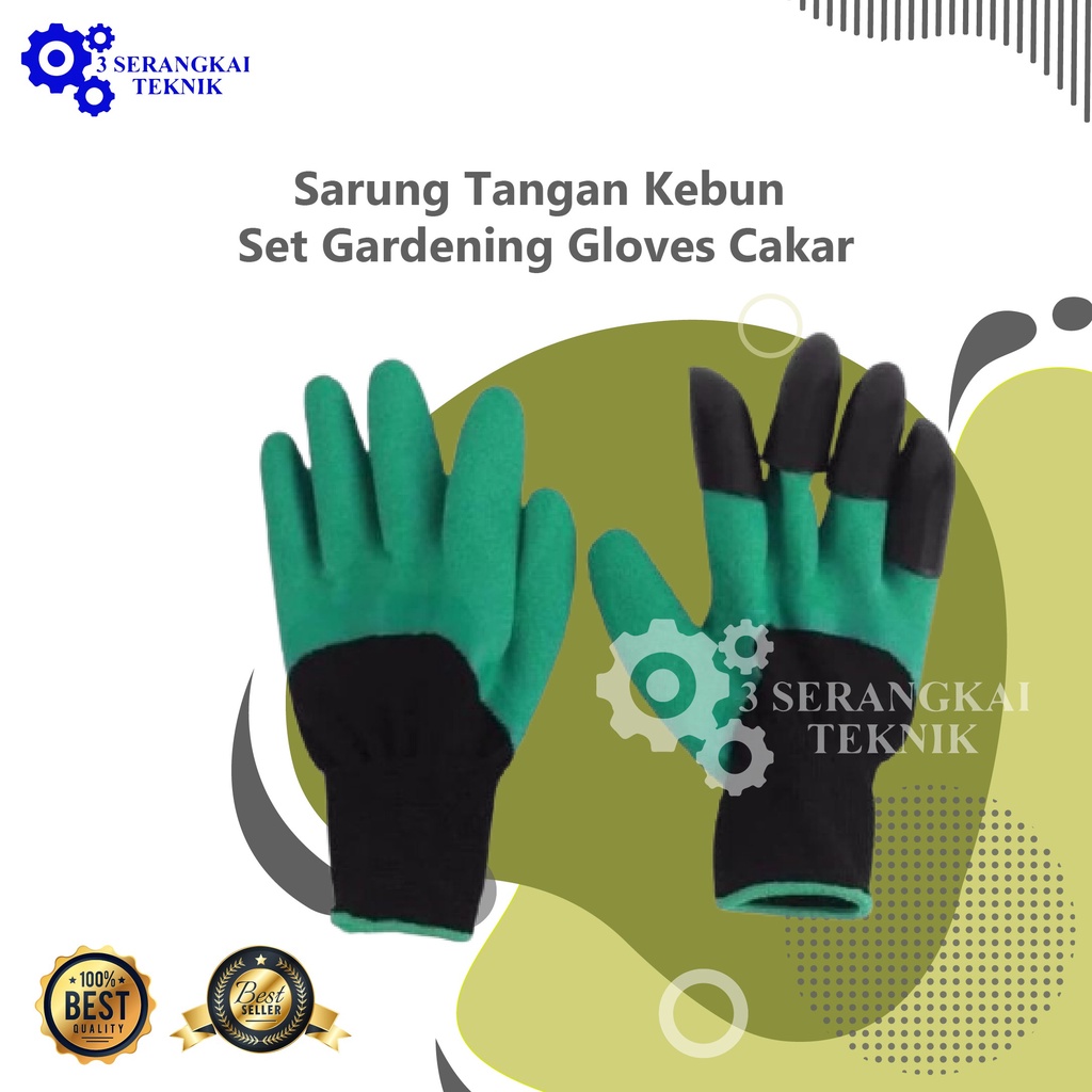 Sarung Tangan Kebun Set Gardening Gloves Cakar