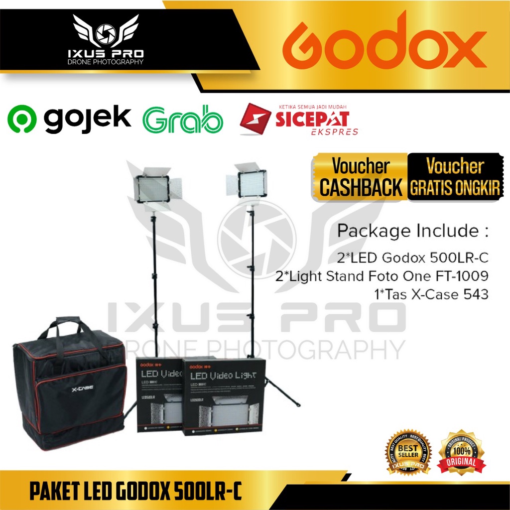 Paket LED Godox 500LR-C / Paket LED Godox 500LRC