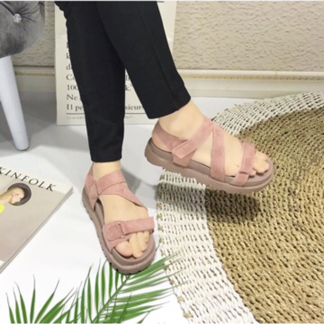 sepatu Sandal wedges 1122 import realpict