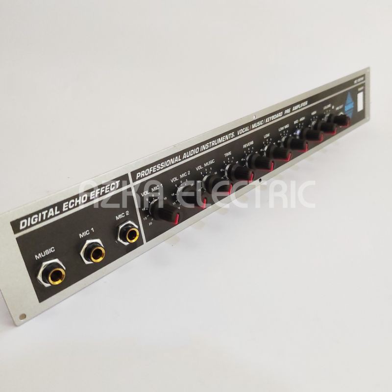 Kit Pre Amplifier Tone Control Plus Digital Echo &amp; Effect