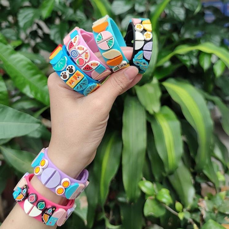 [YW7] Gelang Lego Mainan Gelang Anak DIY Balok Dots Bracelet Brick Wristband Creative puzzle Viral T