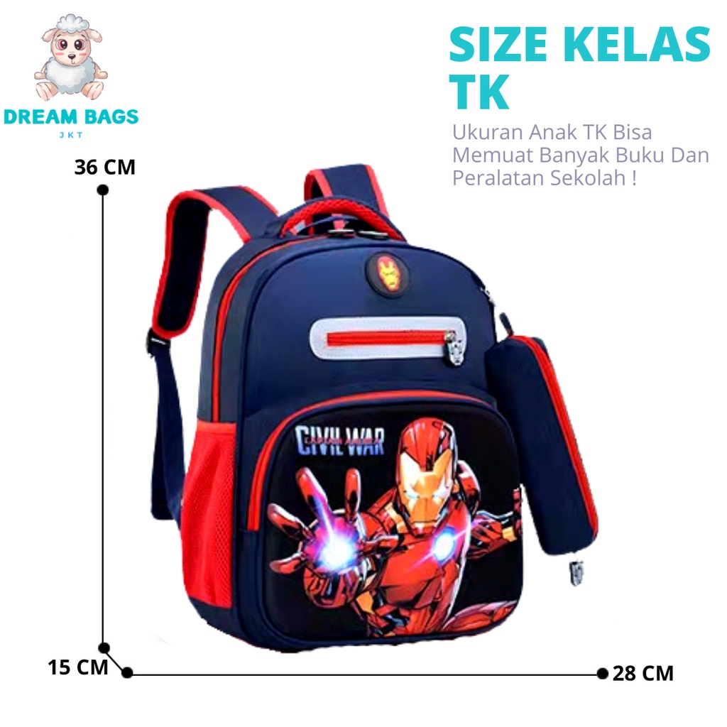 TAS SEKOLAH ANAK PEREMPUAN TK - TAS ANAK TK - TAS ANAK PEREMPUAN