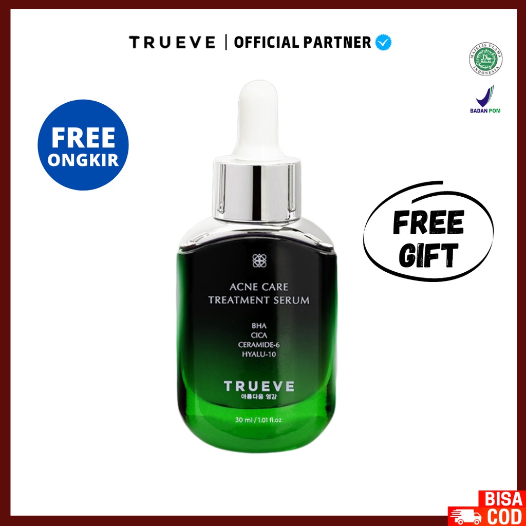 TRUEVE BHA &amp; CICA Acne Serum - Serum Wajah Trueve 30ml