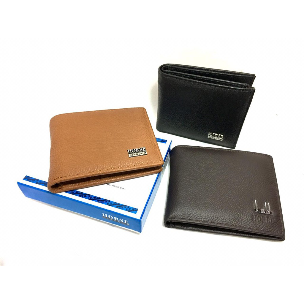 Dompet Horse Kingdom Pria Cowo Laki KULIT ASLI - Model 007