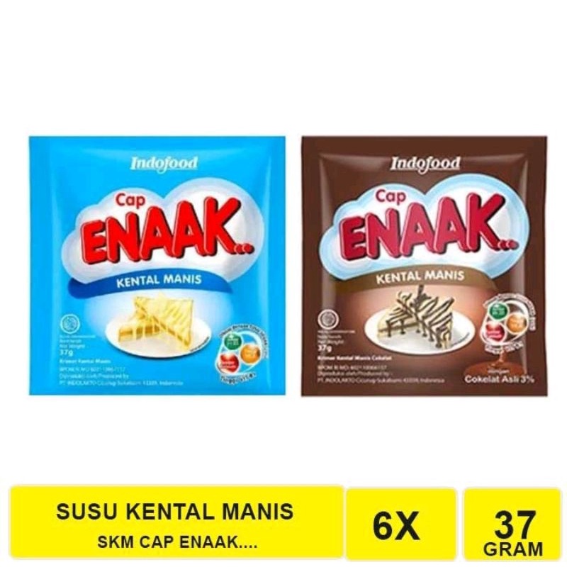 

N_S_Y Susu Cap Enaak krimer susu sachet renceng 6's