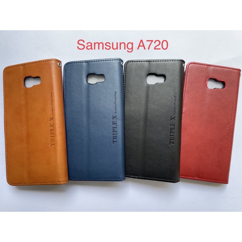 Leather Wallet Flip New Samsung A720/2017