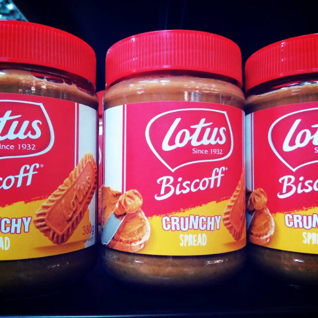 Lotus biscoff crunchy spread/lotus crunchy spread 380gr