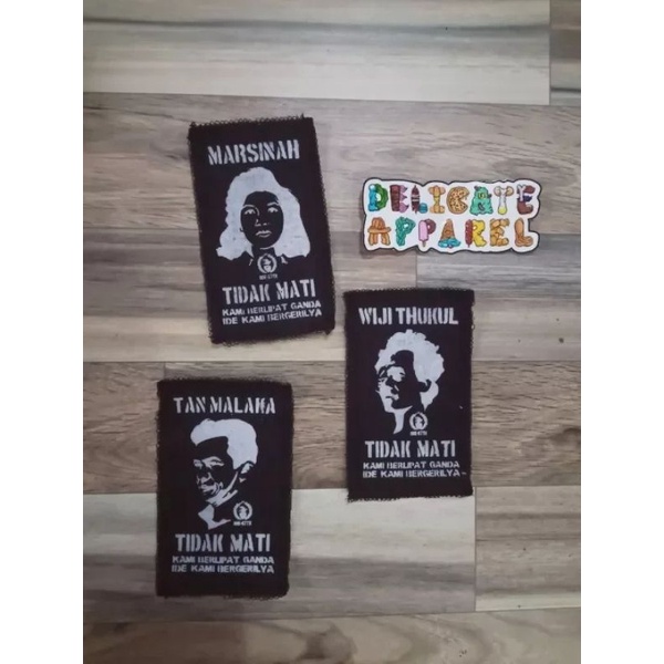 Emblem kecil Marsinah Tanmalaka Munir Wiji Thukul Termurah Bisa COD