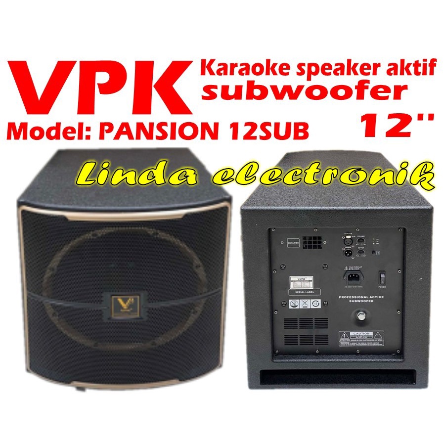 subwoofer vpk pansion 12sub vpk pansion 12 sub 12 inch original