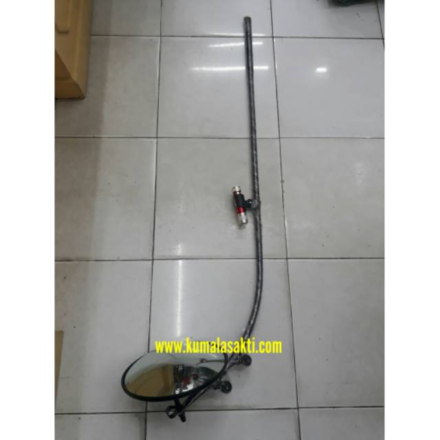 Inspection Miror 10 inch | Inspection Miror Plus Senter|Kaca Mobil|Rompi Proyek Safety|Helm Proyek Safety|Sepatu Safety