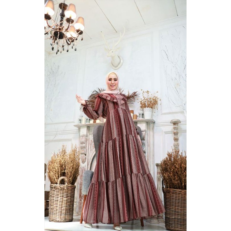 Aulia Dress Ceruty Babydoll Premium Free Masker