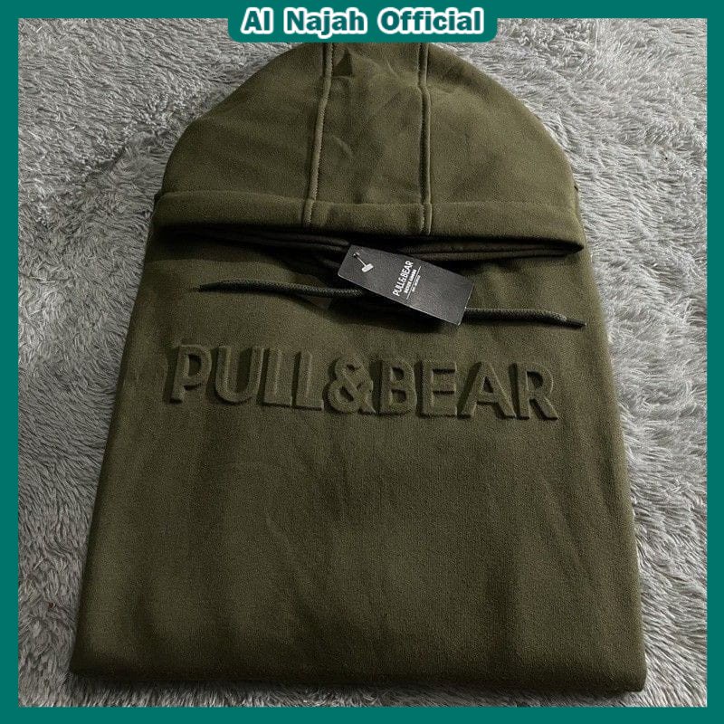 cod Jaket Hoodie Pull And Bear / Sweater Pull&amp;bear Hijau Mint Pria Wanita