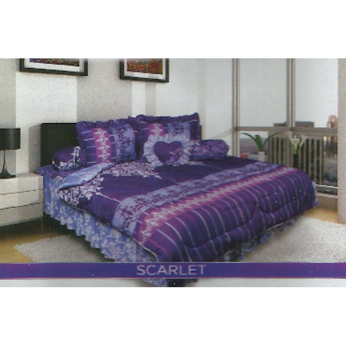 SPREI CALIFORNIA 180 B4 "SCARLET" 4 BANTAL 2 GULING