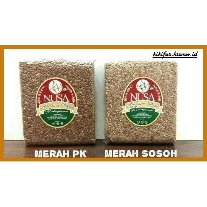 

ANEKA-BERAS- BERAS MERAH ORGANIK KUALITAS EKSPOR (BERSERTIFIKAT) - SOSOH -BERAS-SEHAT.