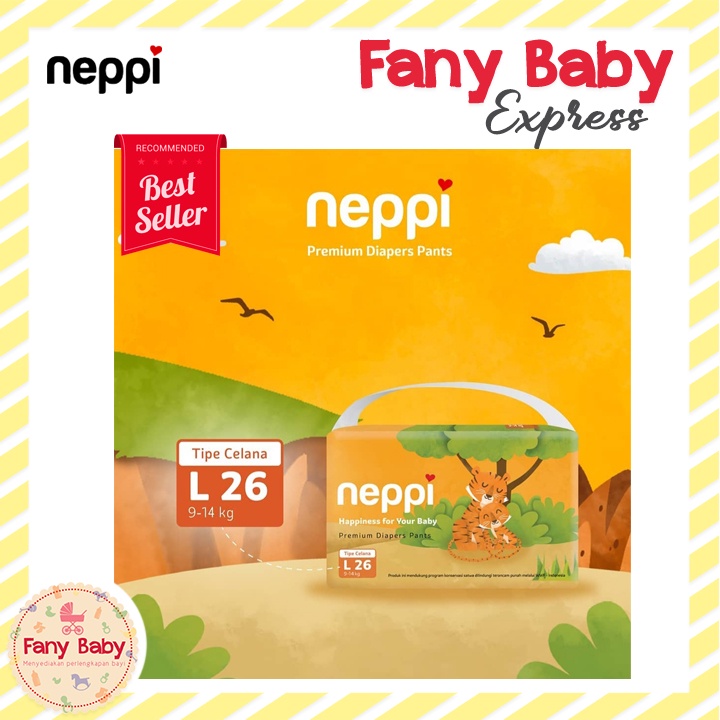 NEPPI BABY DIAPERS PANTS M / L / XL / XXL - POPOK CELANA