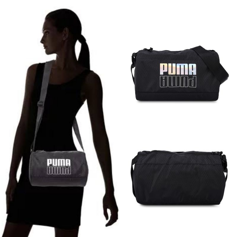 Tas Puma Base Barel Bag Puma Logo Duffle Bag Gym Bag Ind Puma Travel Bag Duffel Bag Training Bag Ori