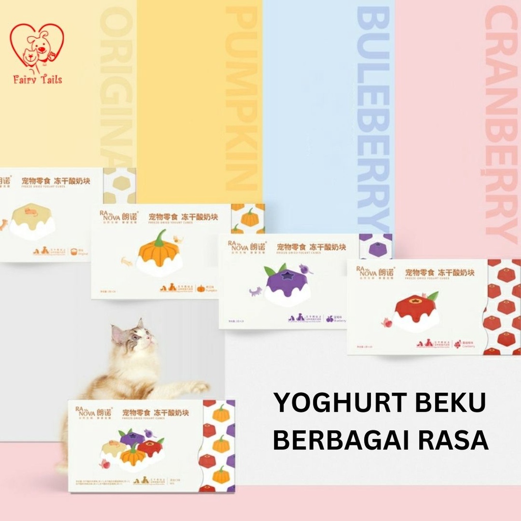 Yoghurt Beku Snack Cemilan Sehat Yogurt Untuk Anabul Anjing dan Kucing / Freeze Dried Yoghurt for Cat and Dog Pets