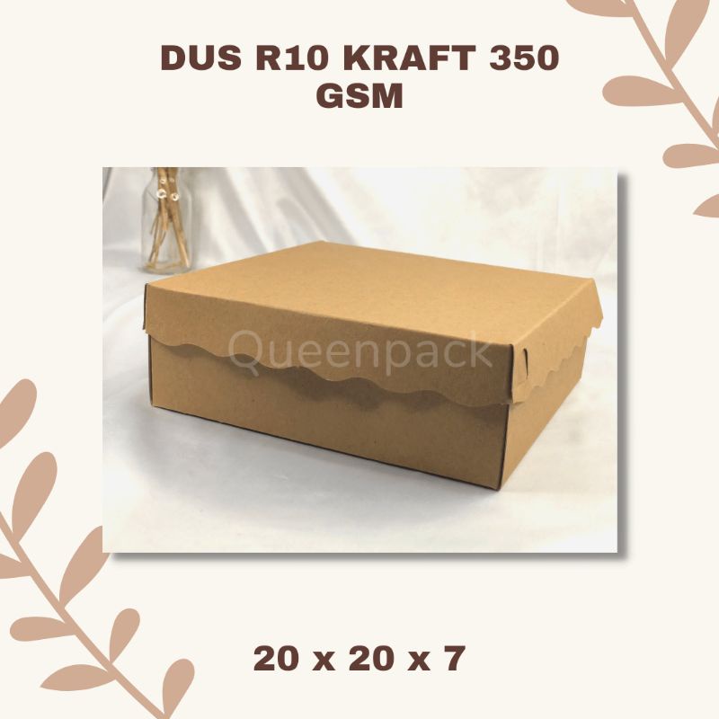 

DUS KRAFT R10K 350 GSM | BOX KRAFT R10K 350 GSM | SNACK BOX | KARDUS KUE BASAH | KARDUS JAJAN | KARDUS NASI | KARDUS KRAFT