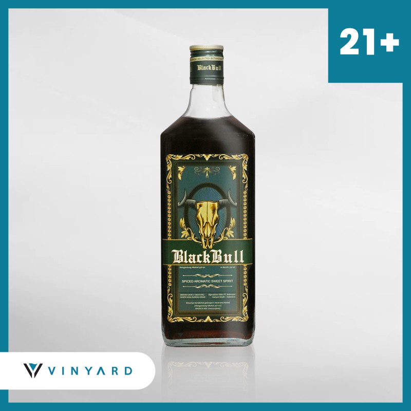 Black Bull Liqueur 700ml (Original &amp; Resmi by Vinyard)