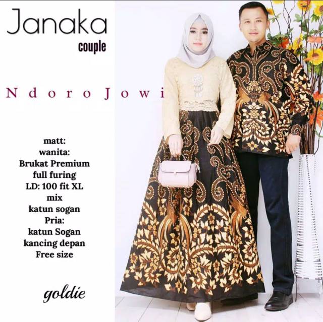 Janaka couple ORI NdoroJowi || couple gamis brokat paling dicari