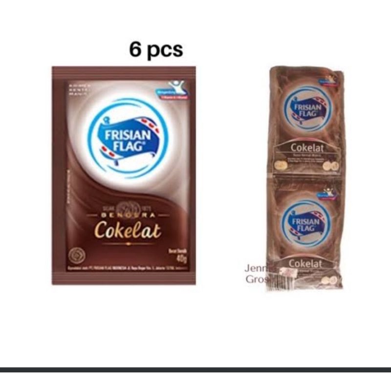

SUSU FRISIAN FLAG BENDERA RASA COKELAT 1rntg isi 6 pcs