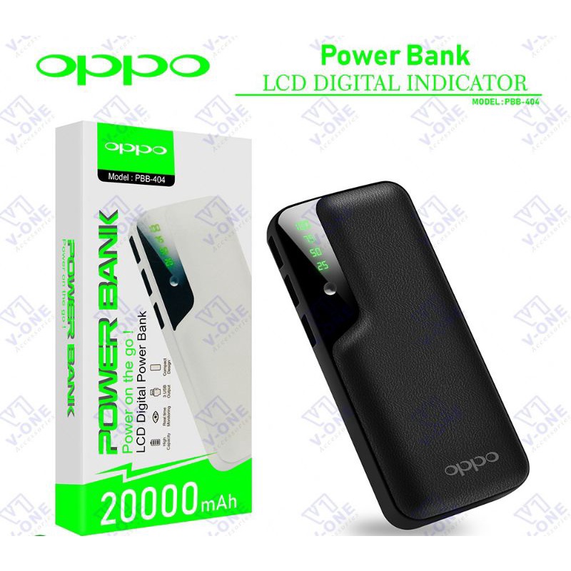 PS - Powerbank Power Bank Pb Oppo PBB 403 PBB 404 PBB 405 murah kapasitas 20000 mAh PBB-403 PBB-404 