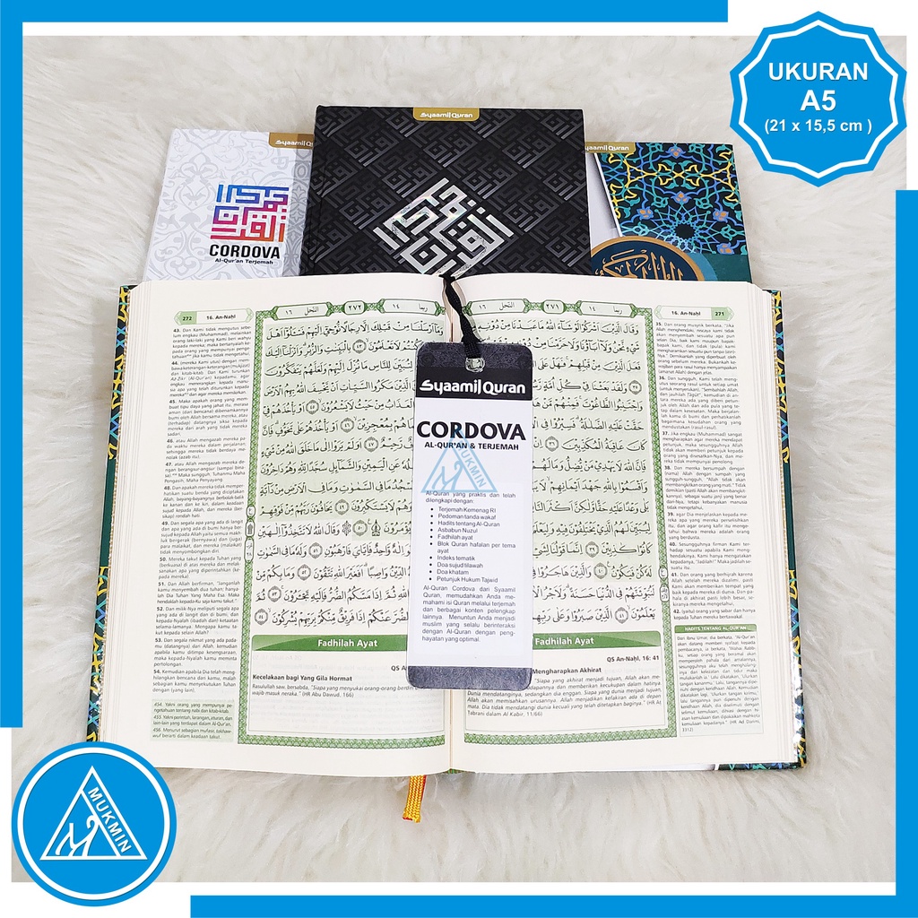 Alquran dan Terjemah Cordova Hardcover Ukuran A5 Syamil Original