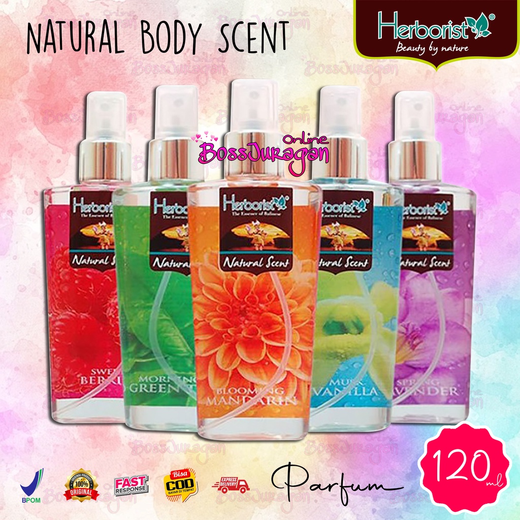 (BOSS) HERBORIST Natural Body Scent 120ml -  Parfum Herborist