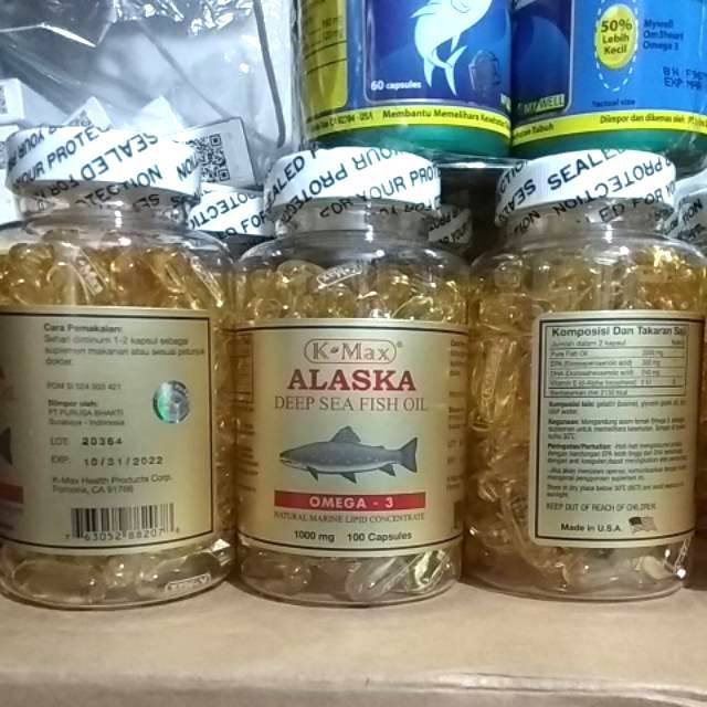Minyak Ikan ALASKA Deep Sea Fish Oil Omega 3