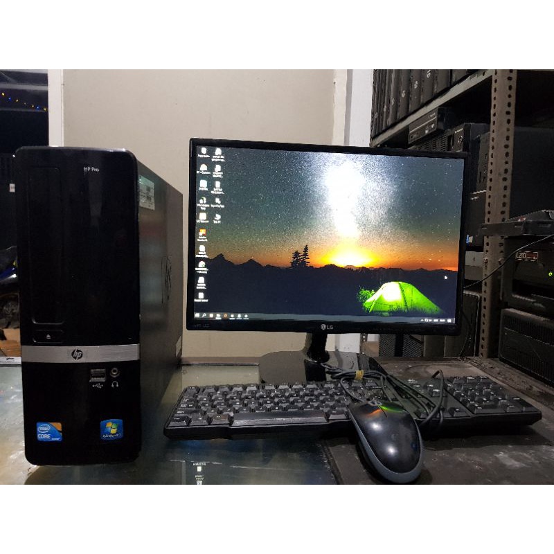 PC BUILTUP FULLSET CORE I5 2400 RAM 8GB SSD 120GB HDD 500GB MONITOR 19&quot; KEY &amp; MOUSE