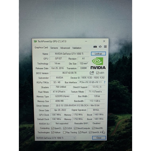 GTX 1050 TI PALIT STORM X 4GB GDDR5 OC | not gtx 1060 rx 570 gtx 1650 super gtx 1070 rx 580