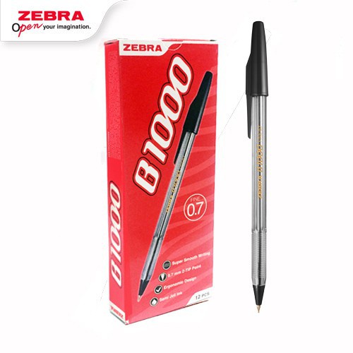 

Zebra B-1000 0.7mm Satu Box 12 PCS