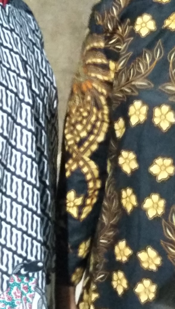 Batik Couple Keluarga Sania Ruffle Ori Ndoro Jowi Dnt Batik Pekalongan