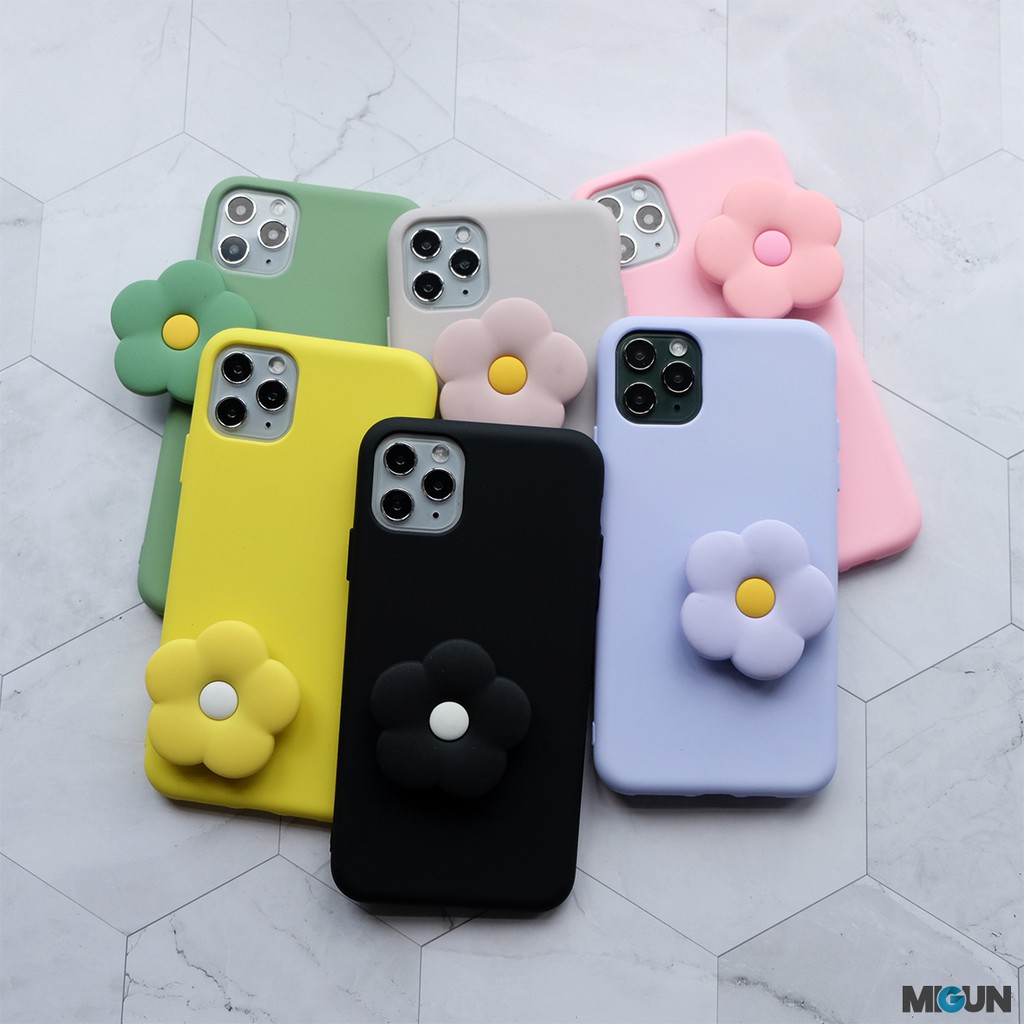 NEW BLOOMING CASE (2)- FREE airpop OPPO  (tersedia juga iPhone &amp; VIVO)