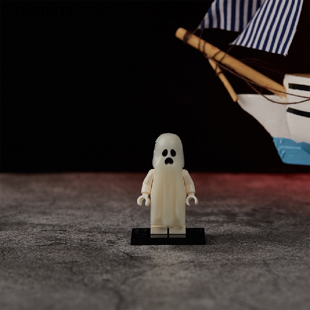 Xo Mainan Balok Bangunsusun Model Lego Bentuk Hantu Tersenyum Untuk Anak