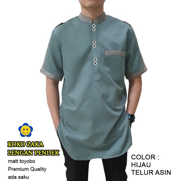 CTN BAJU MUSLIM KOKO ZAKA PENDEK TERMURAH BEST SELLER