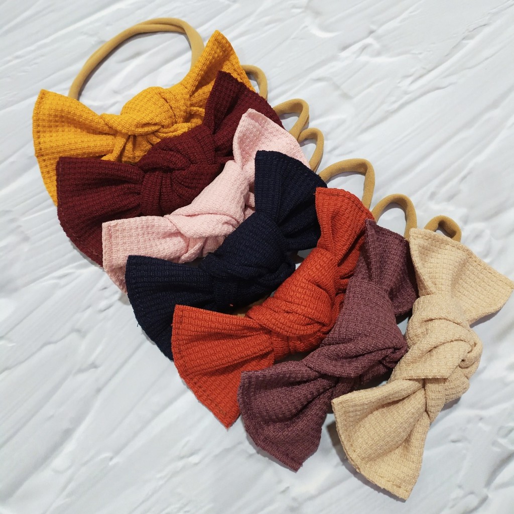 Bandana bayi nilon pita waffle