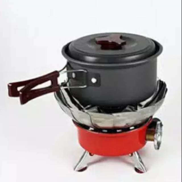 Kompor Camping Portable Tahan Angin