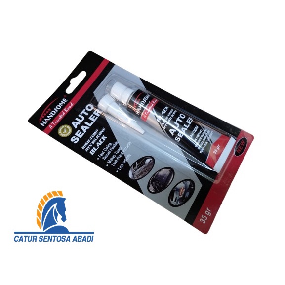 

LEM HANDSOME 35GR/AUTO SEALER SEALANT/LEM KACA/ RUBBER HITAM TERLARIS