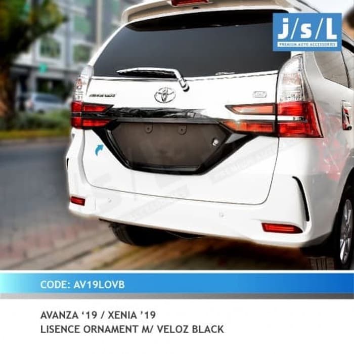 License Ornament New Avanza Xenia Veloz 2019 Model ORI