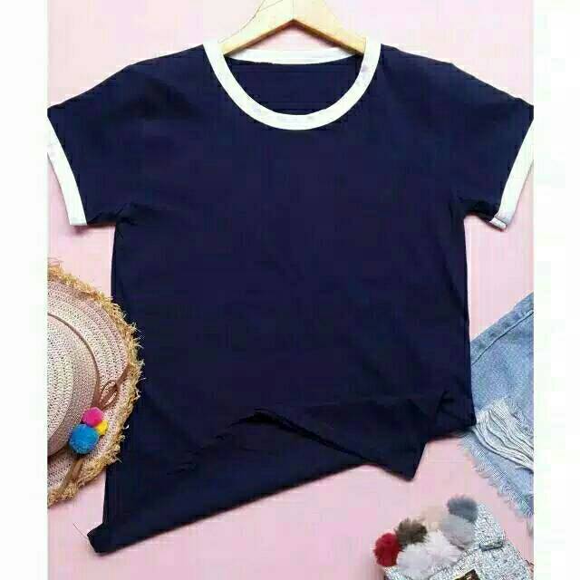 RINGER TEE / 12 WARNA / SEKILO 10 PCS