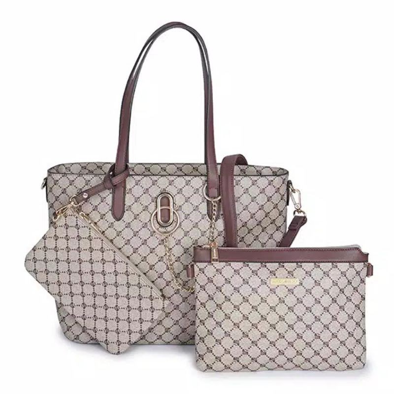 PALOMINO AGATHA TOTEBAG-COFFEE/TAS WANITA