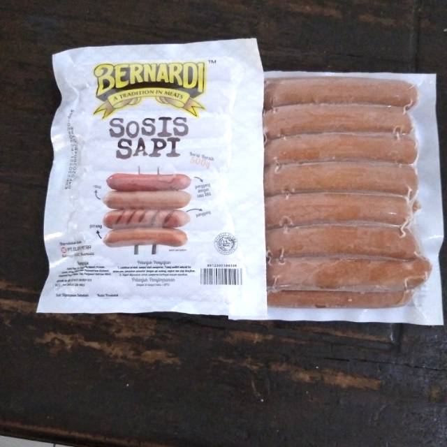 

Bernardi Sosis Sapi 10 Cm 500 Gr
