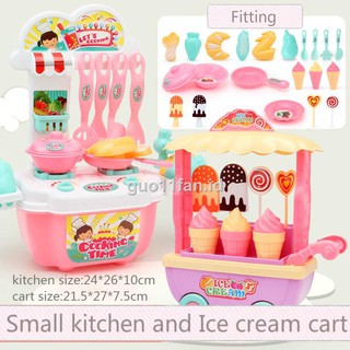 play doh and baby doll ice cream car toys play
