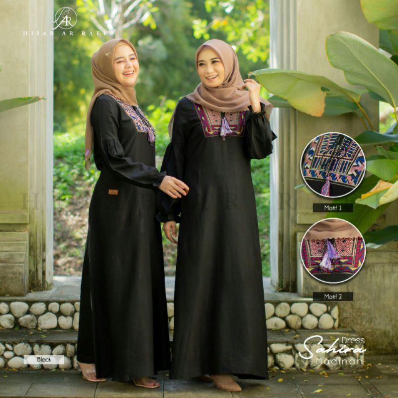 SAHIRA DRESS ARRAFI || OUTFIT DRESS ARRAFI || GAMIS PUTIH LEBARAN