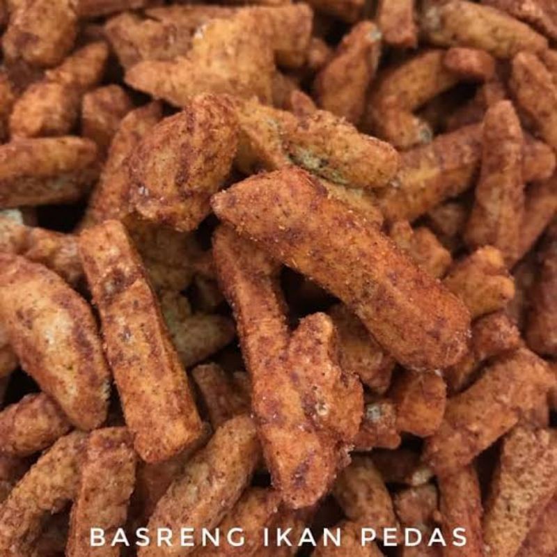 

Basreng daun jeruk ( Bakso Goreng ) Ikan Pedas Gurih ±140 gram